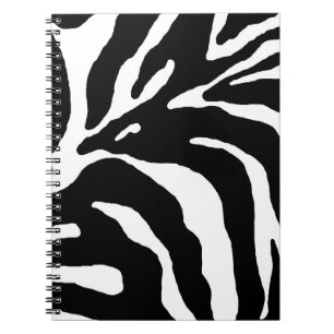 Zebra Stripe Animal Print Notebook