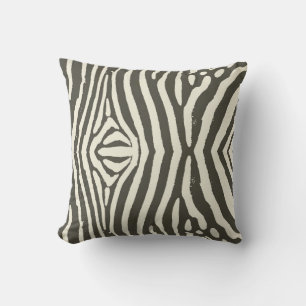 Zebra Stripe Animal Print Pattern Cushion