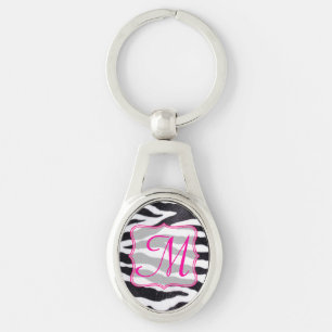 Zebra Stripe Animal Print Wild Digital Key Chain