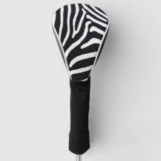 Zebra Stripe Golf Head Cover