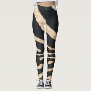 Zebra Stripe Leggings