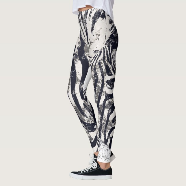Zebra Stripe Leggings – inxsWildlife Style (Left)