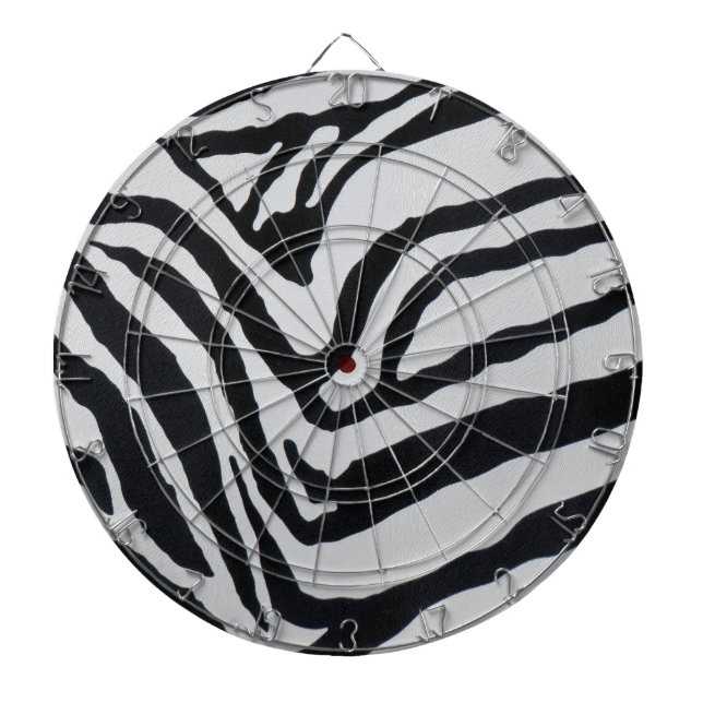 Zebra stripe pattern dartboard (Front)