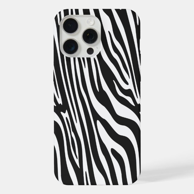 ZEBRA STRIPE PATTERN  iPhone CASE (Back)