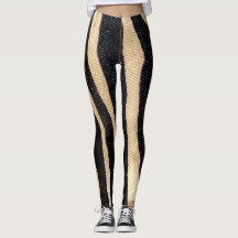 Zebra Stripe Wildlife Animal Print Leg stockings