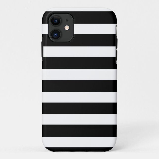 ZEBRA STRIPED! ( a black & white striped design) Case-Mate iPhone Case (Back)