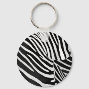 Zebra Stripes#3_ Key Ring