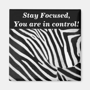 Zebra Stripes#3_ Magnet
