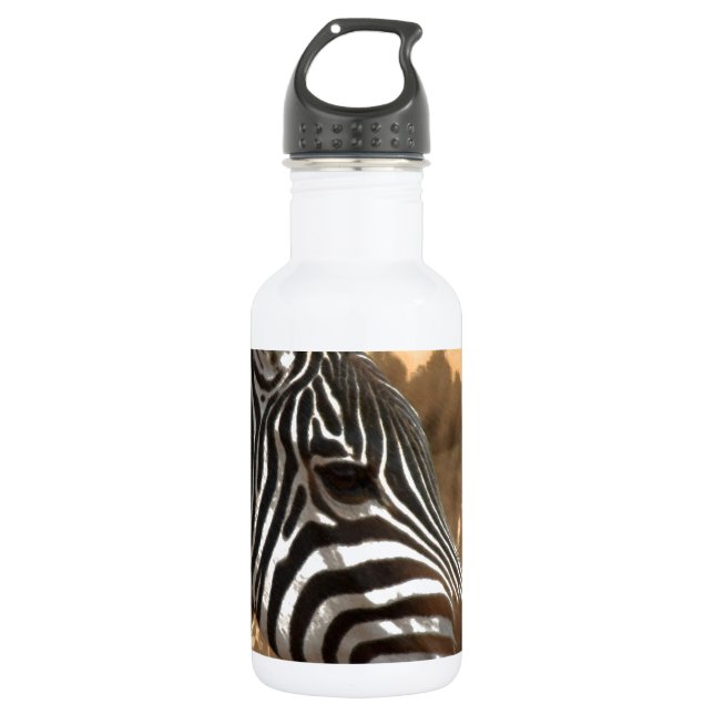 Zebra Stripes 532 Ml Water Bottle (Front)