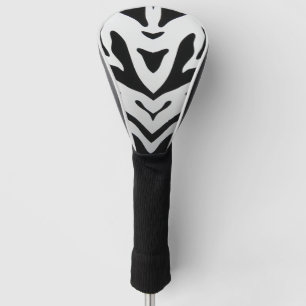 ZEBRA STRIPES ABSTRACT GOLF HEAD COVER