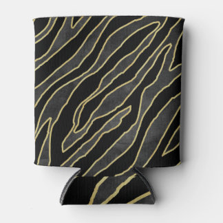Zebra Stripes: Abstract Monochrome Seamless. Can Cooler