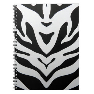ZEBRA STRIPES ABSTRACT NOTEBOOK