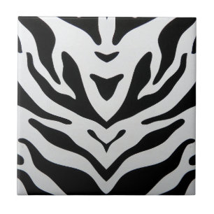 ZEBRA STRIPES ABSTRACT TILE