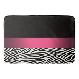 Zebra Stripes Bath Mat