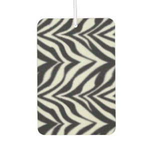 Zebra Stripes Black White Wild Safari  Car Air Freshener