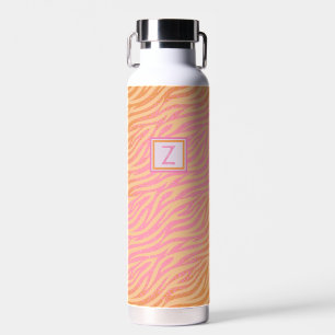 Zebra Stripes Bold Colours Water Bottle