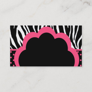 Zebra Stripes Business Cards