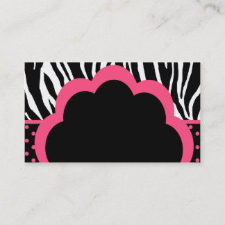 Zebra Stripes Business Cards