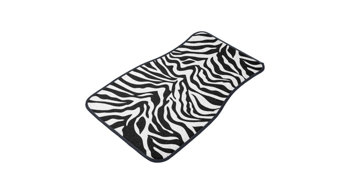 Zebra Stripes Car Mats Zazzle