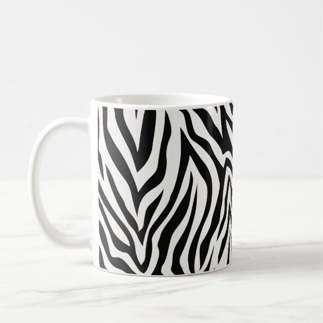 Zebra Stripes Coffee Mug (Left)