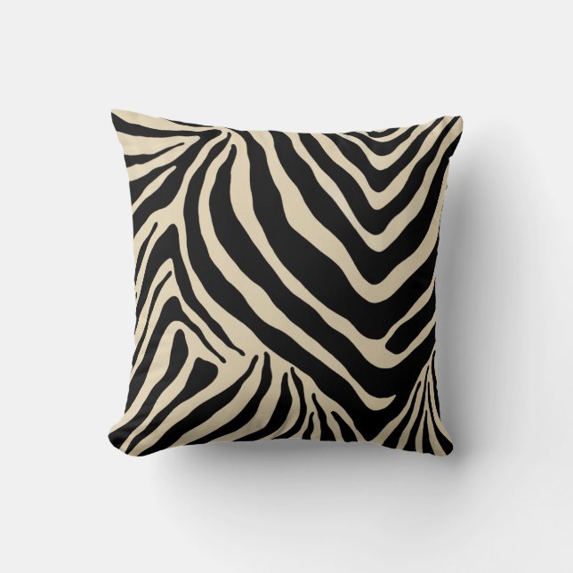 Zebra Stripes Cushion (Front)