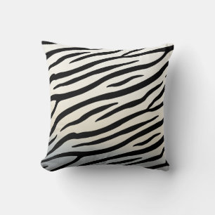 Zebra Stripes Exotic Animal Print Cushion