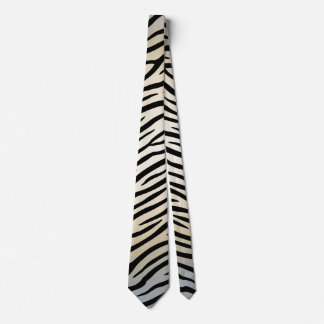 Zebra Stripes Exotic Animal Print Tie