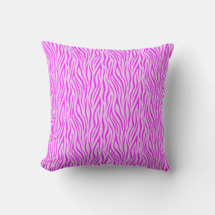 Zebra Stripes in a Powder Pink Safari Print Cushion
