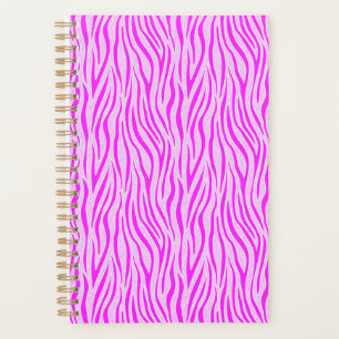 Zebra Stripes in a Powder Pink Safari Print Planner