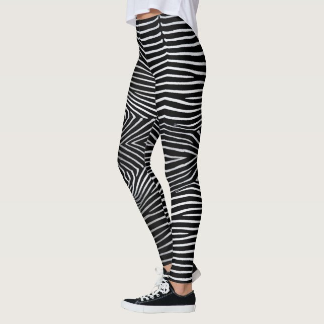 Zebra Stripes Leggings (Left)
