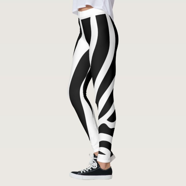 Zebra stripes leggings (Left)