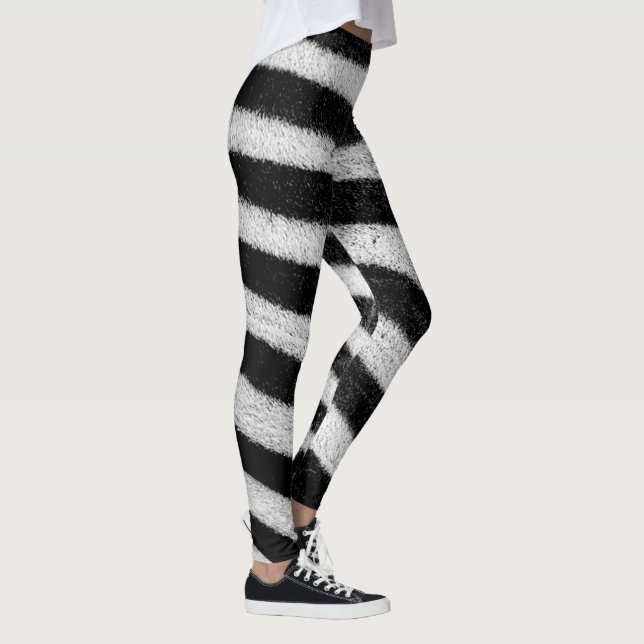 Zebra Stripes Leggings (Right)