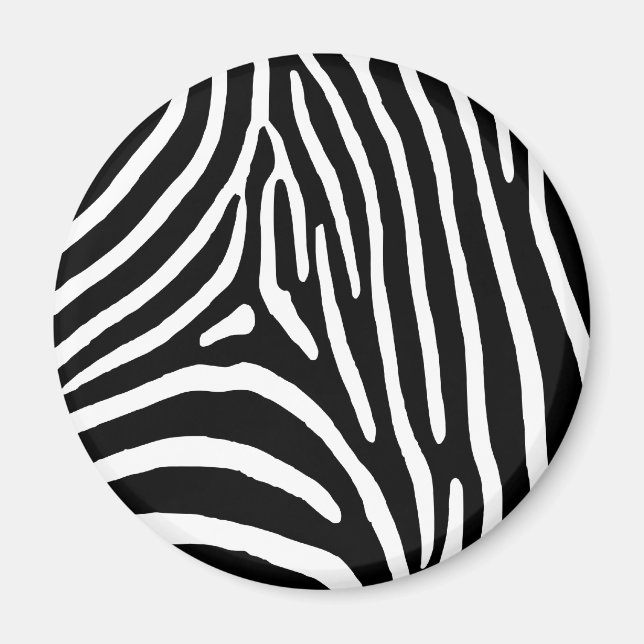 Zebra Stripes Magnet (Front)
