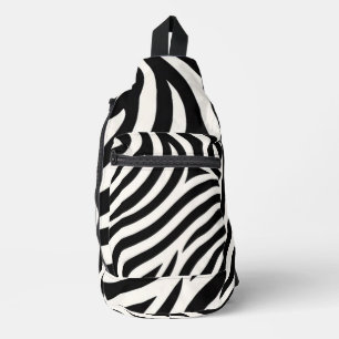 Zebra Stripes Modern Print  Sling Bag