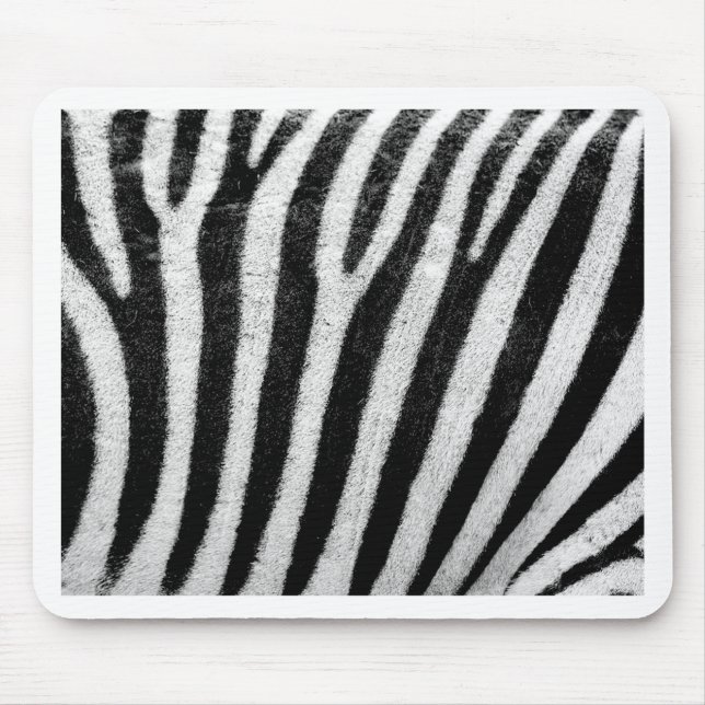 zebra Stripes Mouse Mat (Front)