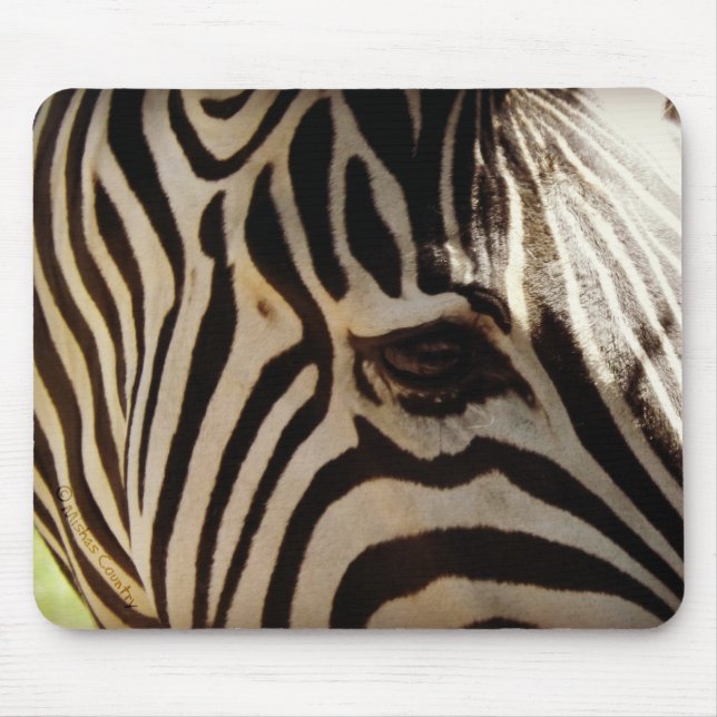 Zebra "Stripes" Mouse Mat (Front)