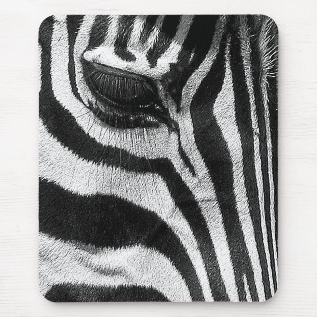 Zebra Stripes Mouse Mat (Front)