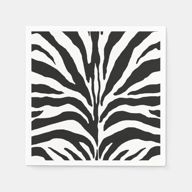 Zebra Stripes Napkin (Front)