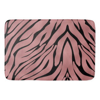 Zebra Stripes Pattern Bath Mat