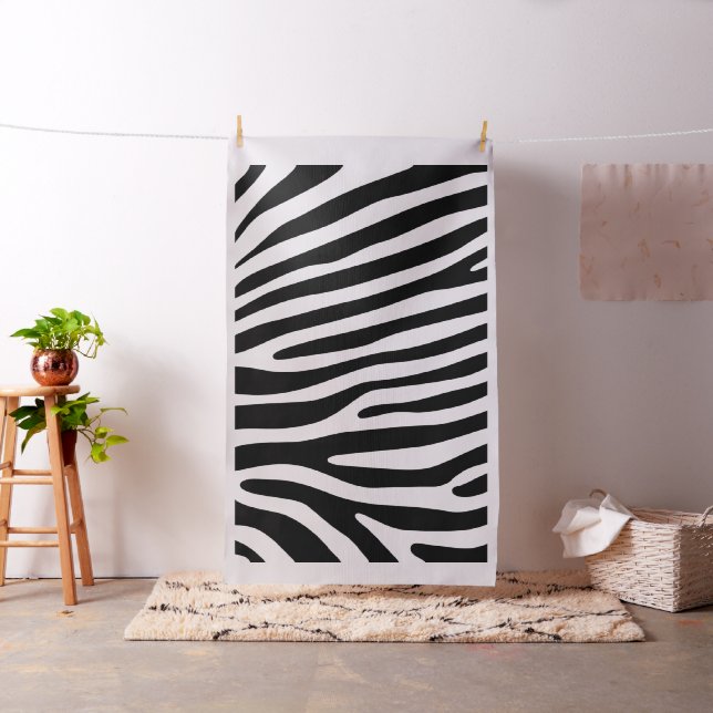 Zebra stripes pattern black & white + your ideas fabric (In Situ)