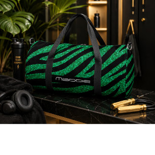 Zebra Stripes Pattern Duffle Bag