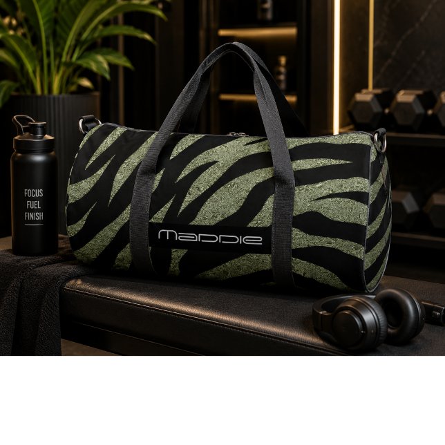 Zebra Stripes Pattern  Duffle Bag (Creator Uploaded)