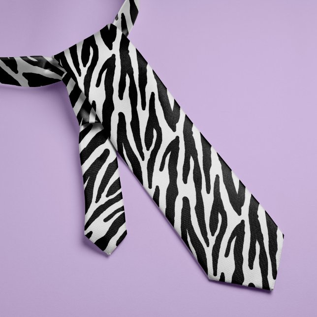 Zebra Stripes Pattern Tie (Creator Uploaded)