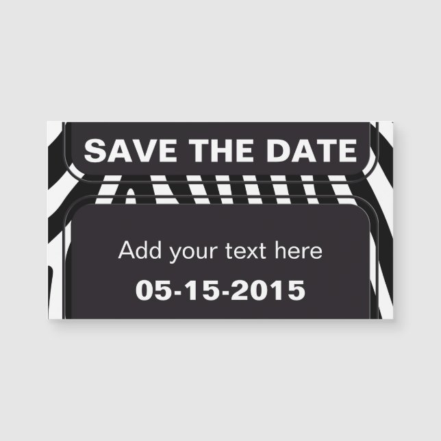 Zebra stripes pattern + your background & ideas (Front)