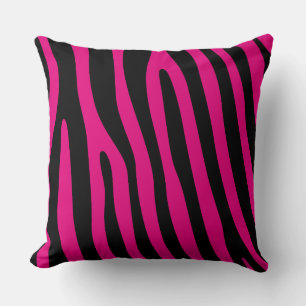 Zebra stripes pattern + your background & ideas cushion