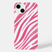 Zebra Stripes Pink Wild Animal Print
