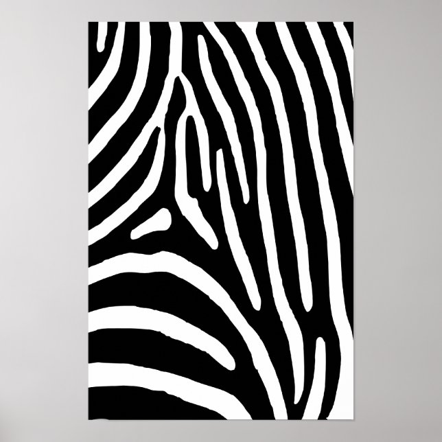 Zebra Stripes Poster (Front)