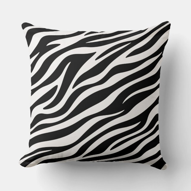 Zebra Stripes Seamless Pattern Animal Print-60492 Cushion (Front)