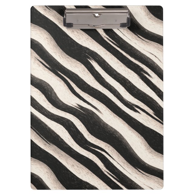 Zebra stripes seamless texture + your ideas clipboard (Front)