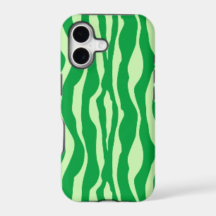 Zebra stripes - Shades of Lime Green